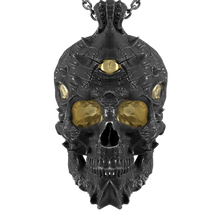Cursed Skull Of The Dragon Wizard Pendant | Duality
