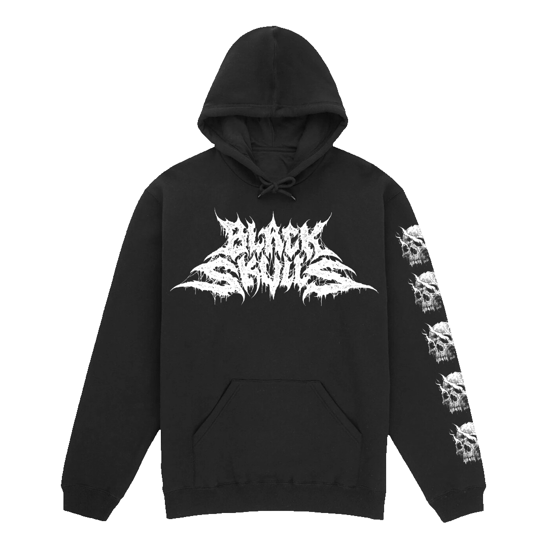 Mandy Black Skulls Hoodie DEATH SAVES