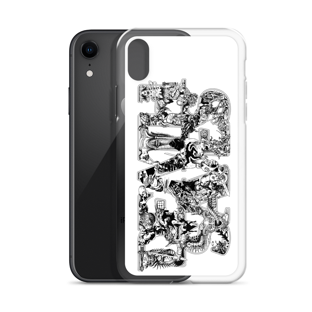 D&D Tribute iPhone Case [WHITE] – DEATH SAVES