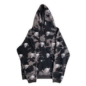 Smoking Skull Bleached Hoodie