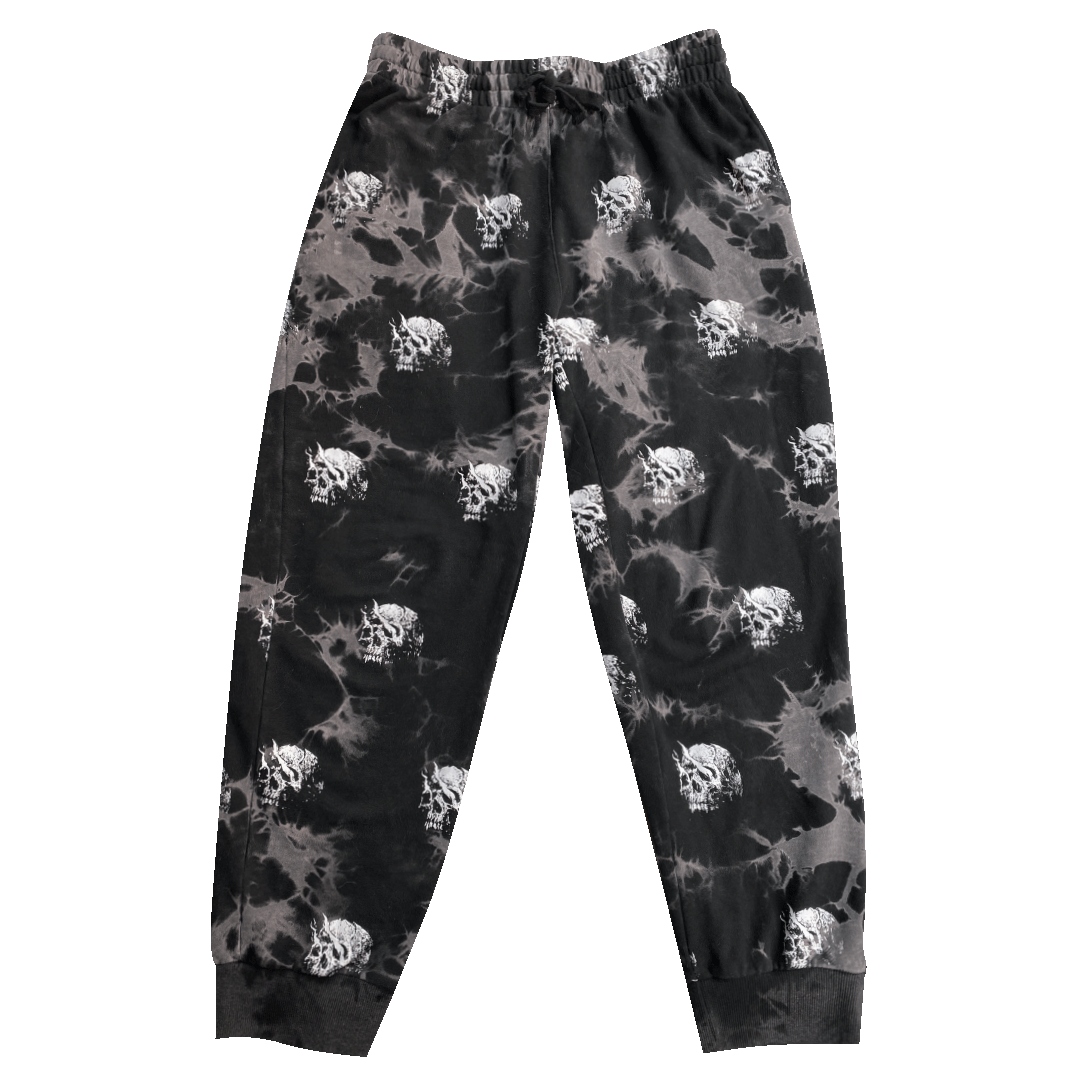  SEPTYK Day of The Dead Sugar Skull Pattern Sweatpants