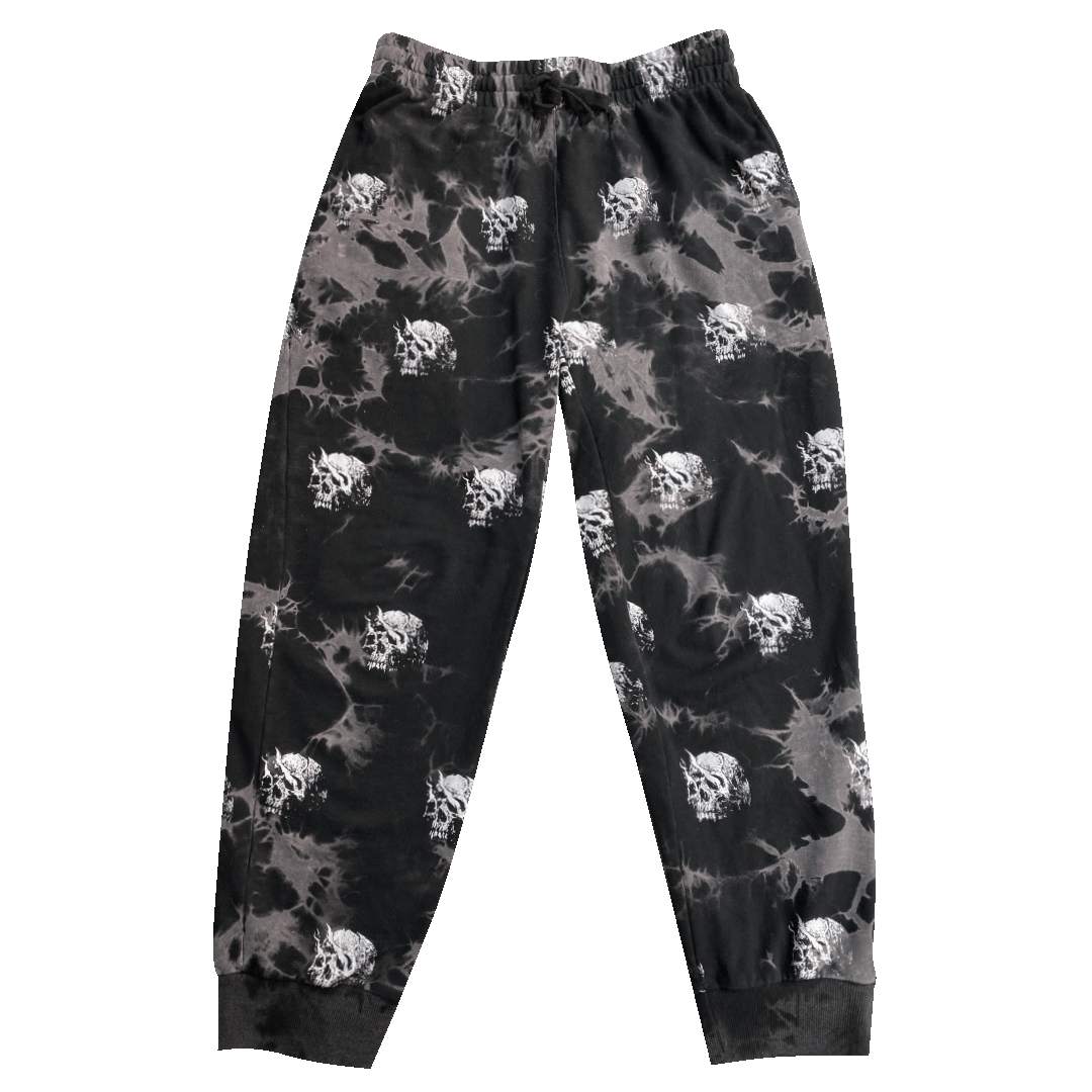 Smoking Skull Bleached Sweatpants