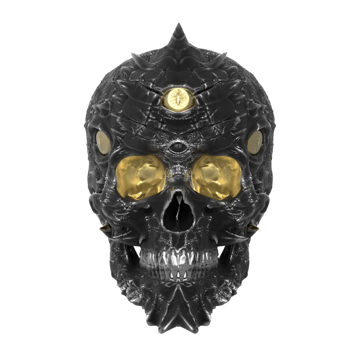 Cursed Skull Of The Dragon Wizard Ring | Duality – DEATH SAVES
