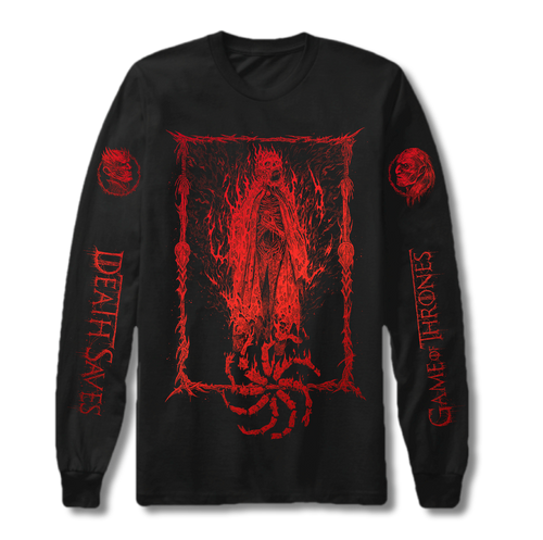 GoT Umber LS T-Shirt (Targaryen Red)