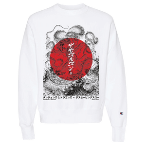 D&D Japanese Demogorgon Crewneck Sweatshirt (White)
