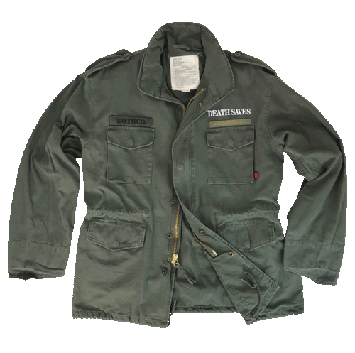 Rothco Skull Logo M-65 Lightweight Field Jacket Army Green