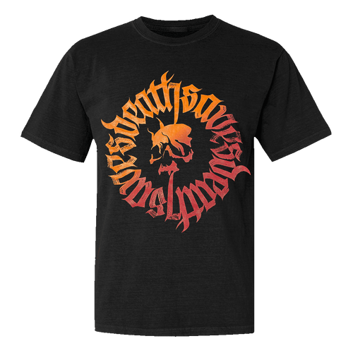 Death Saves Perfect Circle SS T-Shirt (Gradient Orange)