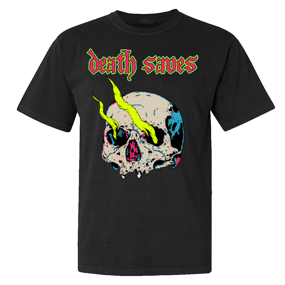 Psychedelic Skull SS T-Shirt (Black)