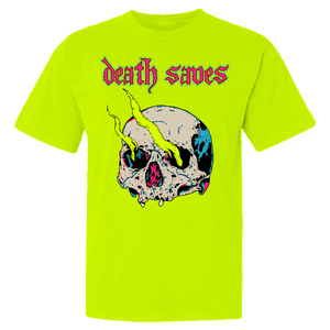 Psychedelic Skull SS T-Shirt (Volt Yellow)