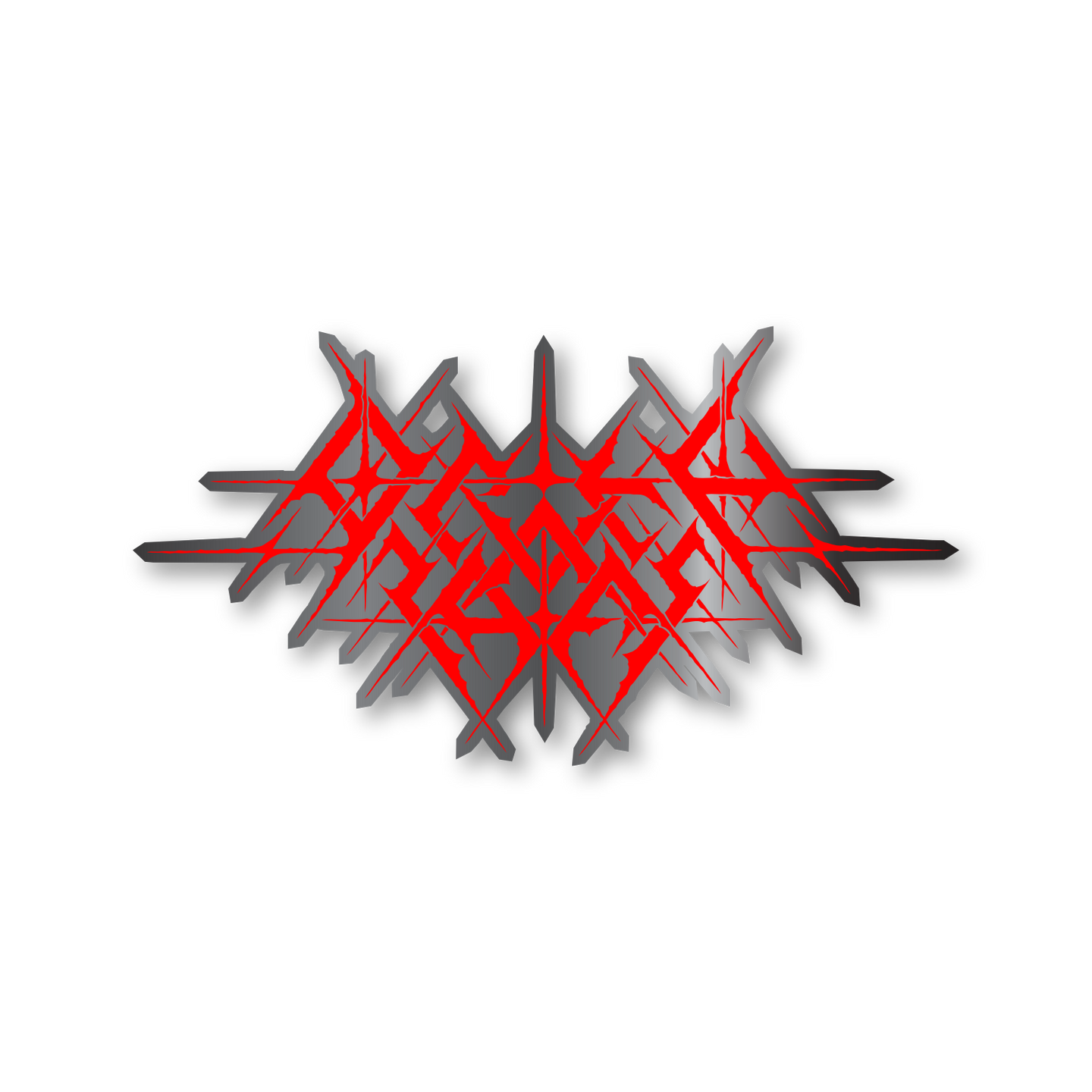 DS Death Metal Logo Pin