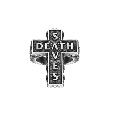 Death Cross Ring | Silver