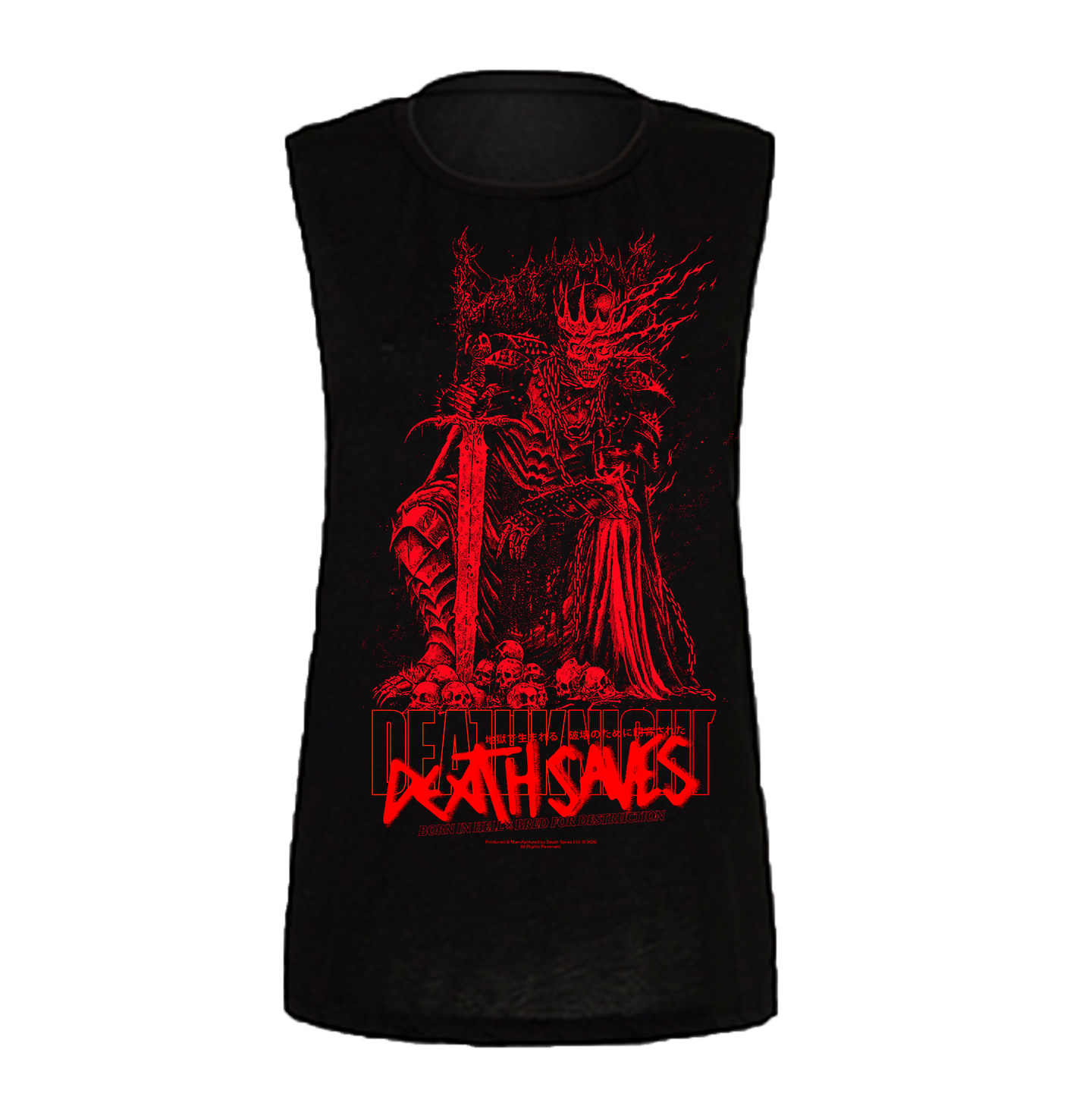 Death Knight Women's Tank (Red on Black)
