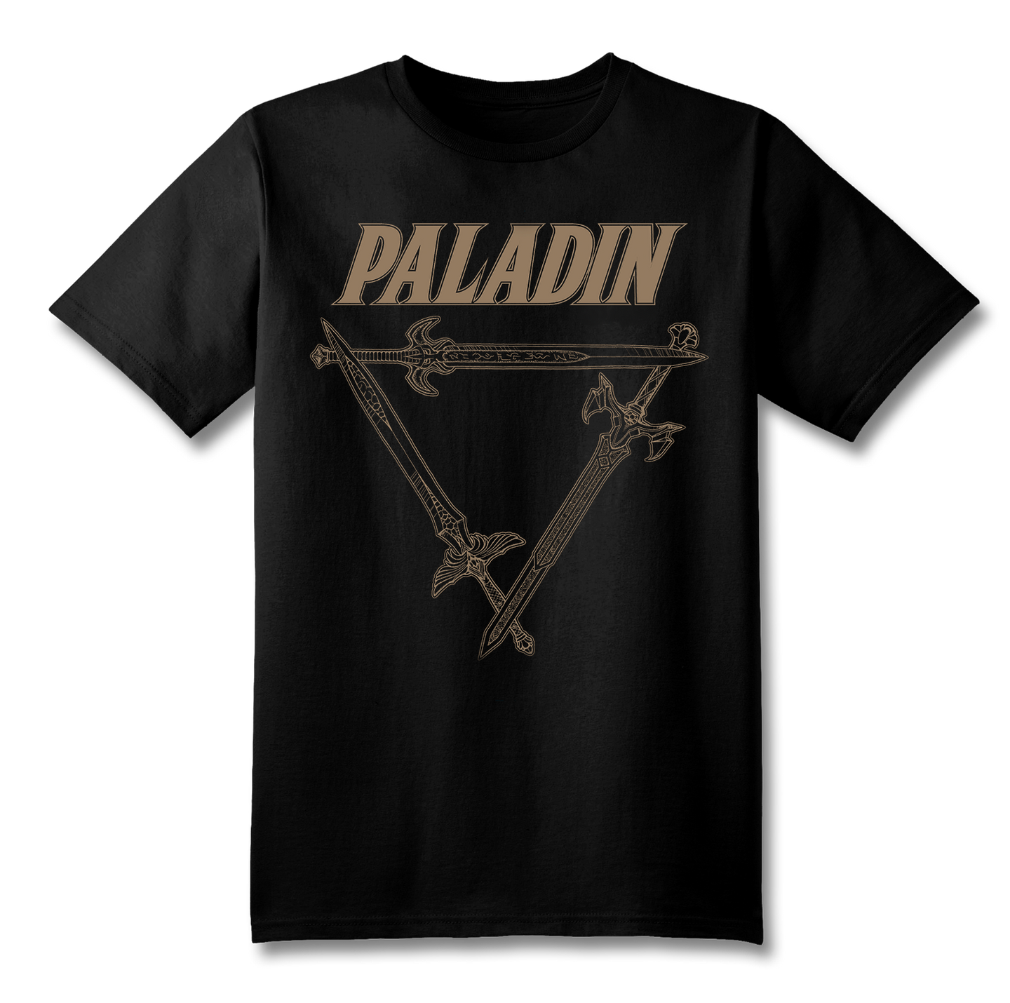 Paladin Swords T-Shirt (Gold)