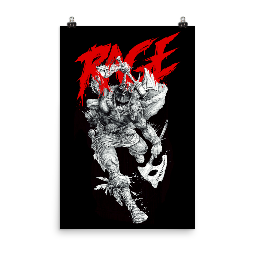 Rage Poster [24 x 36] – DEATH SAVES