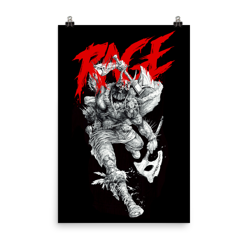 Rage Poster [24 x 36]