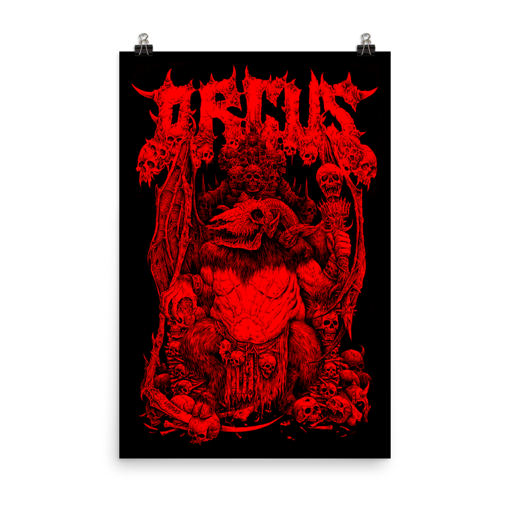 D&D Red Orcus Poster [24 x 36]