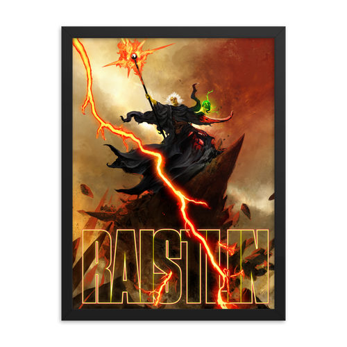 D&D Raistlin Framed Poster [18 x 24]