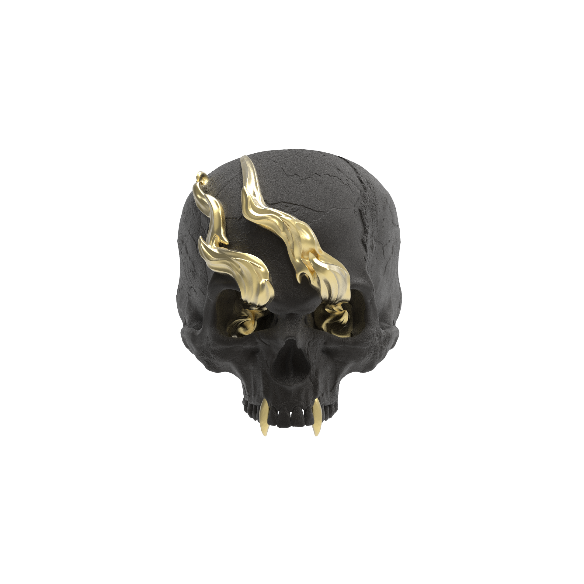 Smoking hot sale skull ring